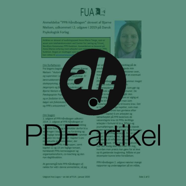Anmeldelse ”PPR-håndbogen”