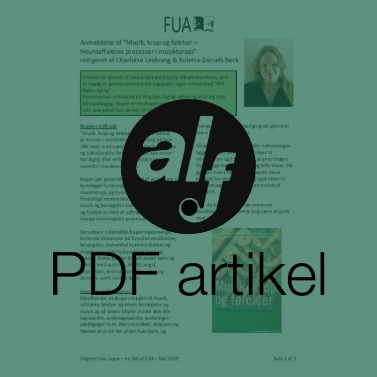 Anmeldelse af "Musik, krop og følelser"