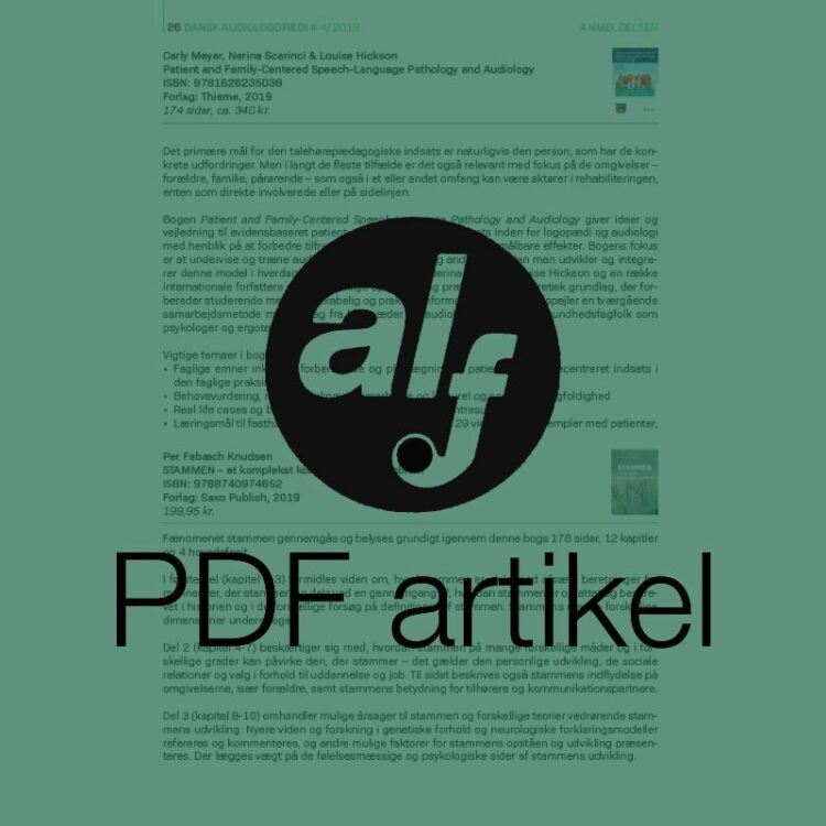 Anmeldelser 2019-2021