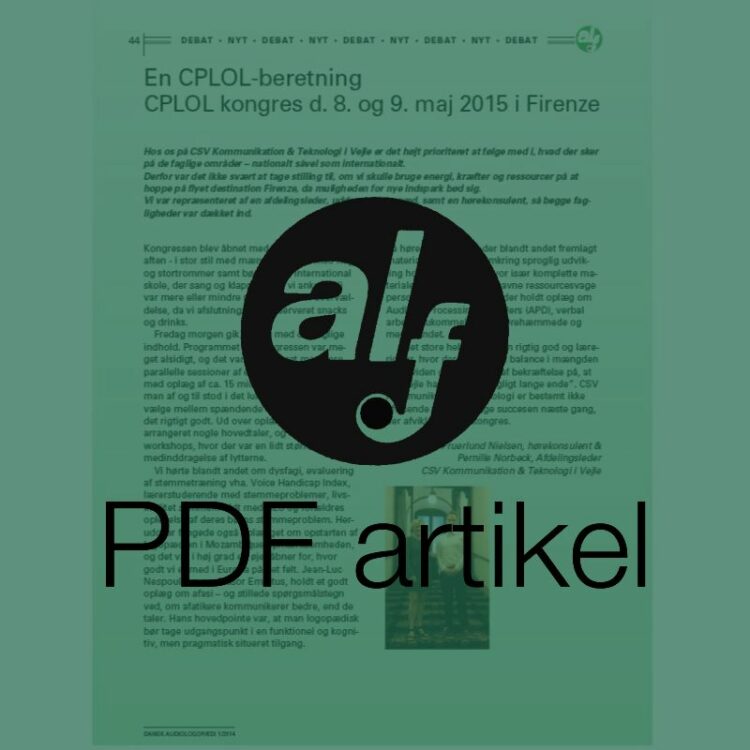 En CPLOL-beretning - CPLOL-kongres d. 8. og 9. maj 2015 i Firenze