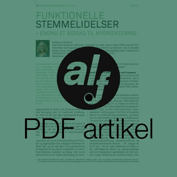 Funktionelle stemmelidelser