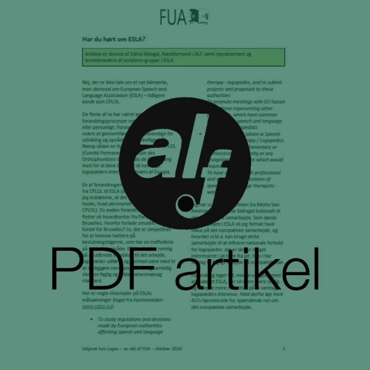 Har du hørt om ESLA?