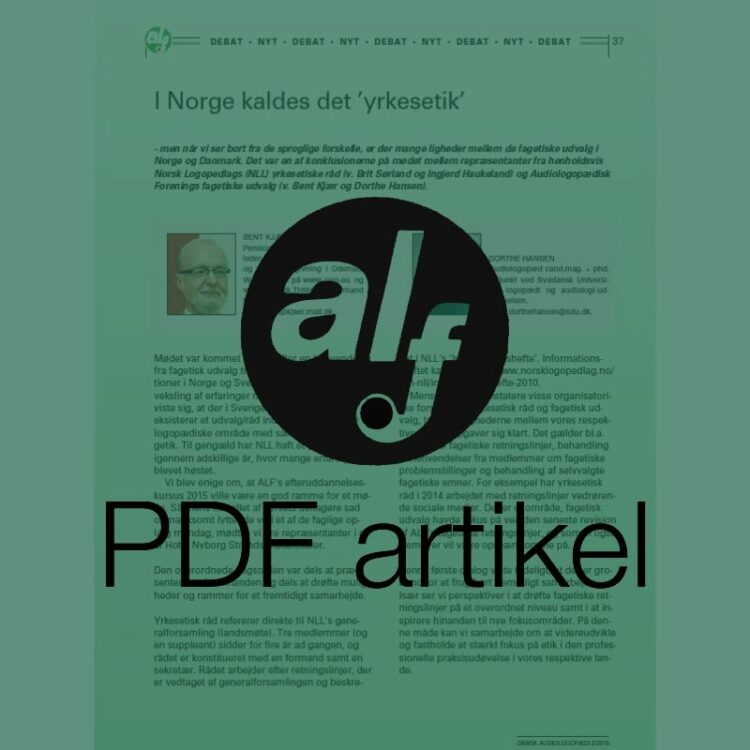 I Norge kaldes det ’yrkesetik’