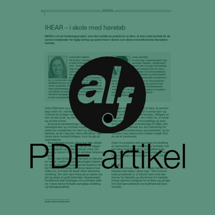 IHEAR – i skole med høretab
