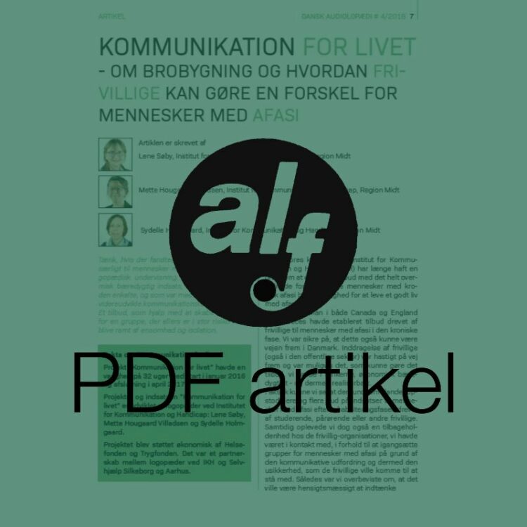 Kommunikation for livet