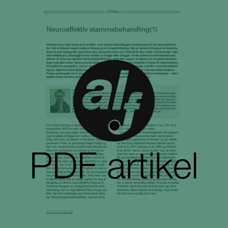 Neuroaffektiv stammebehandling