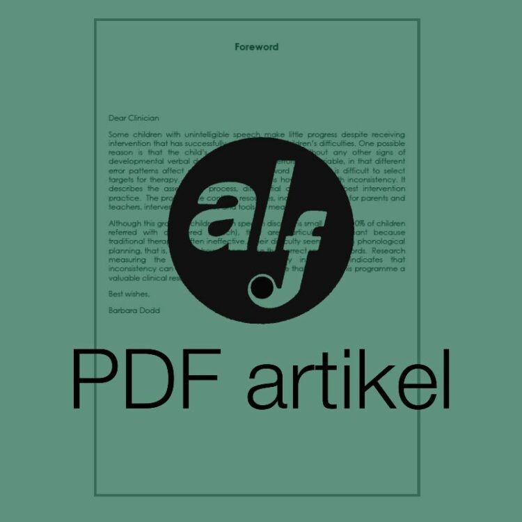 Oversættelse af Barbara Dodds arbejdspapirer