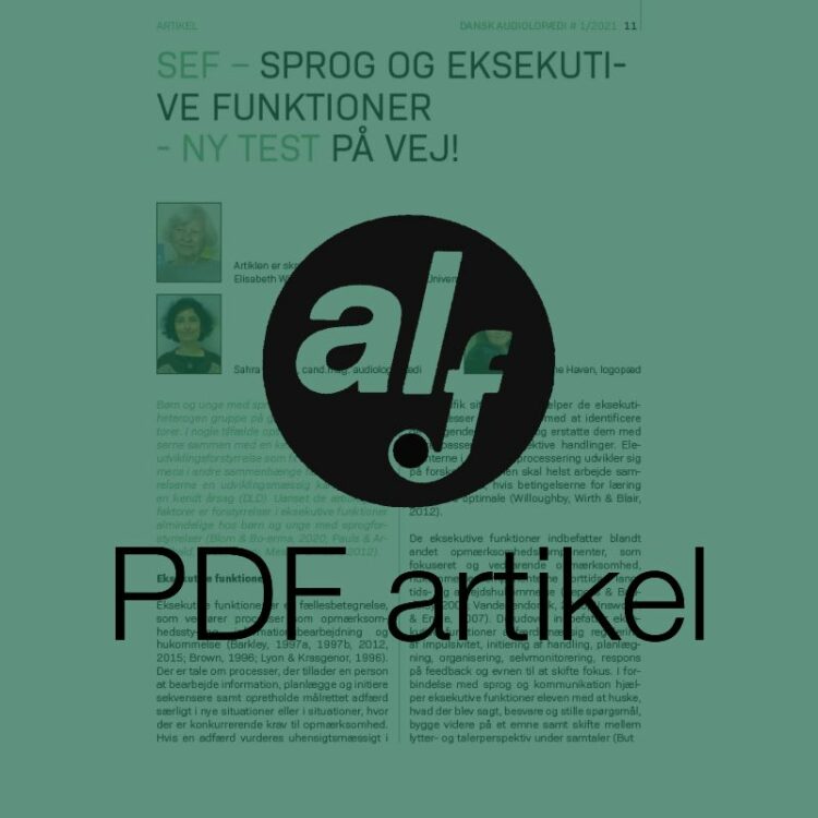 SEF - sprog og eksekutive funktioner