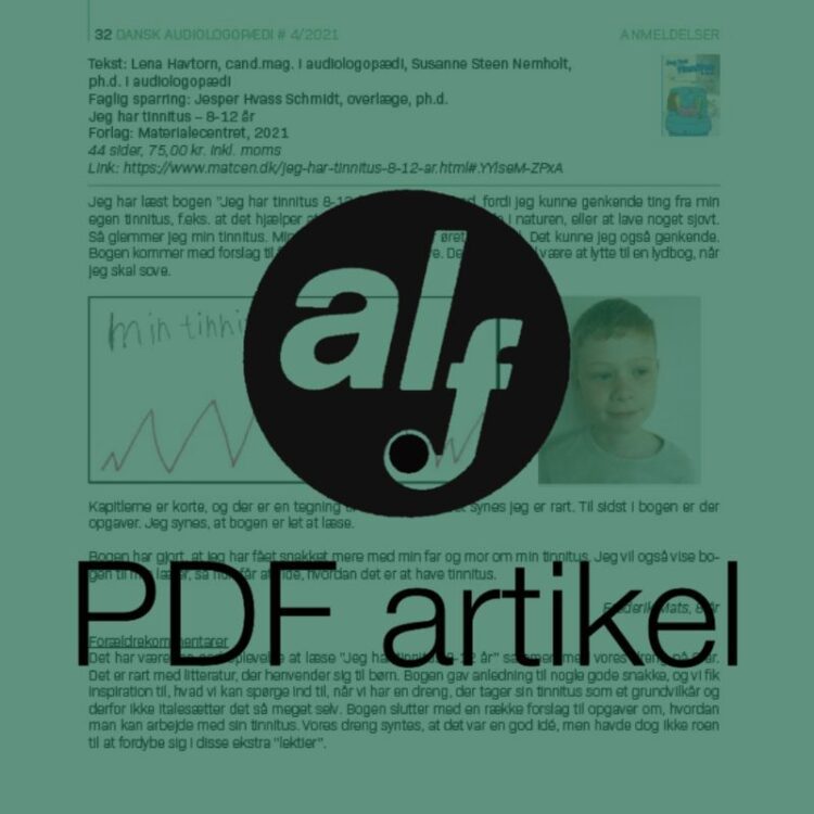 Anmeldelse af "Jeg har tinnitus - 8-12 år"