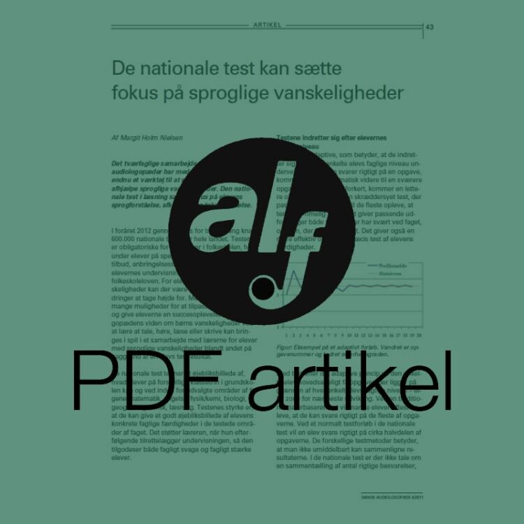 De nationale test kan sætte fokus på sproglige vanskeligheder