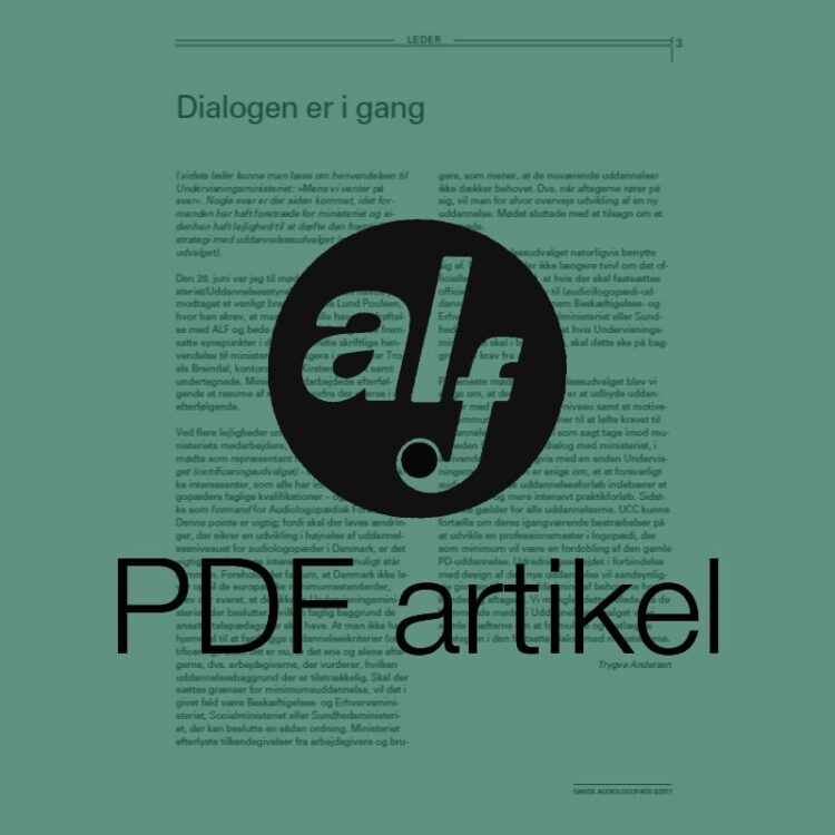 Dialogen er i gang