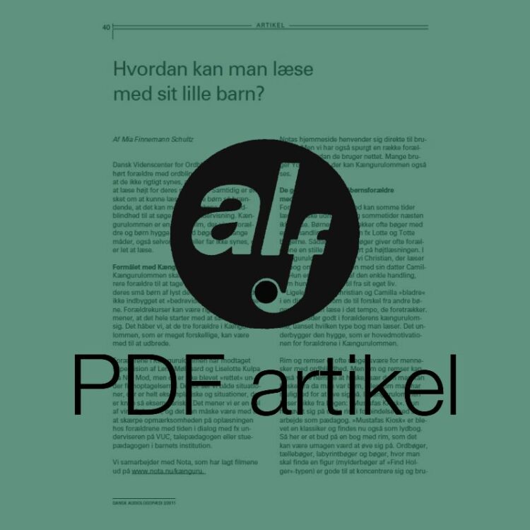 Hvordan kan man læse med sit lille barn?