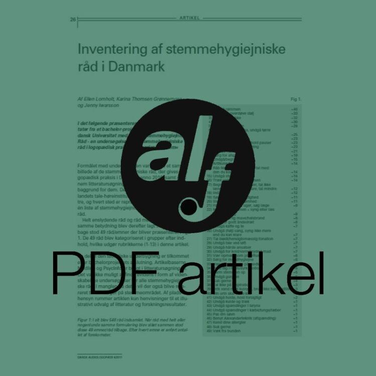 Invetering af stemmehygiejniske råd i Danmark