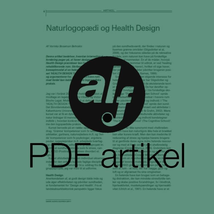 Naturlogopædi og Health Design
