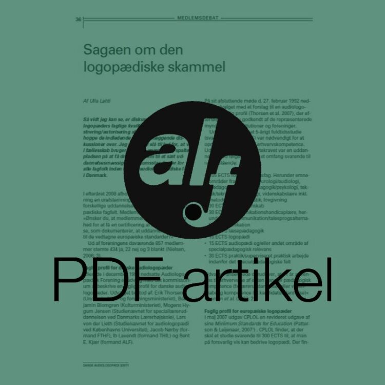 Sagaen om den logopædiske skammel