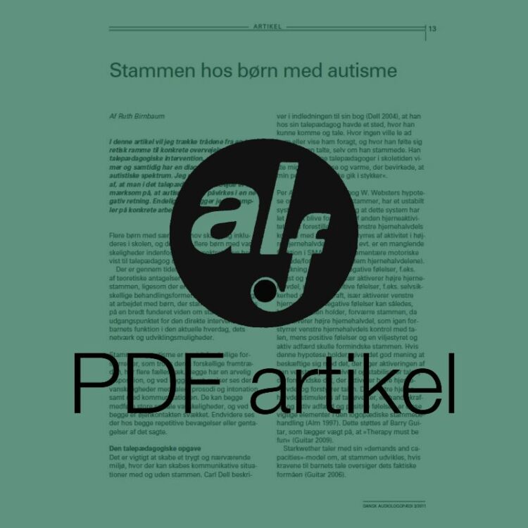 Stammen hos børn med autisme