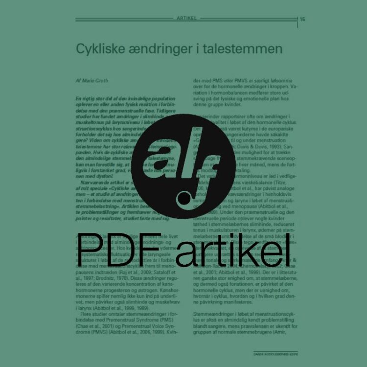 Cykliske ændringer i talestemmen