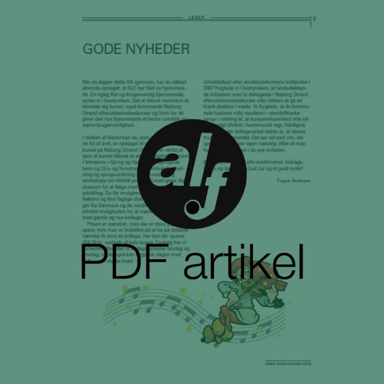 Gode nyheder