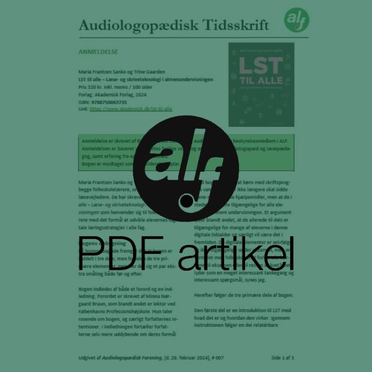 Anmeldelse af "LST til alle" af Maria Frantzen Sanko og Trine Gaarden