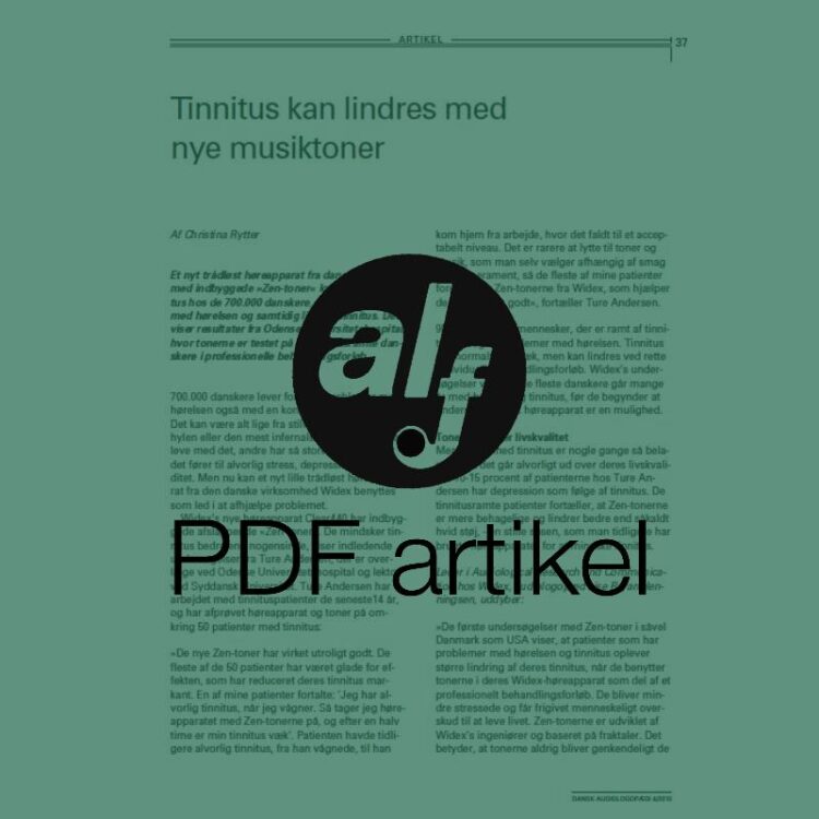Tinnitus kan lindres med nye musiktoner