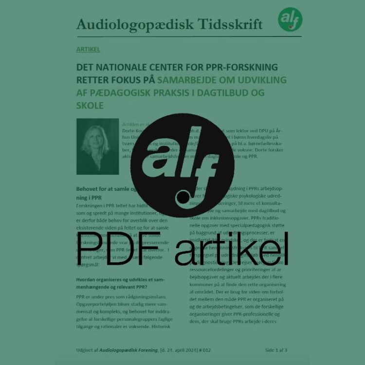 Det nationalt center for PPR-forskning retter fokus på samarbejde om udvikling af pædagogisk praksis i dagtilbud og skole