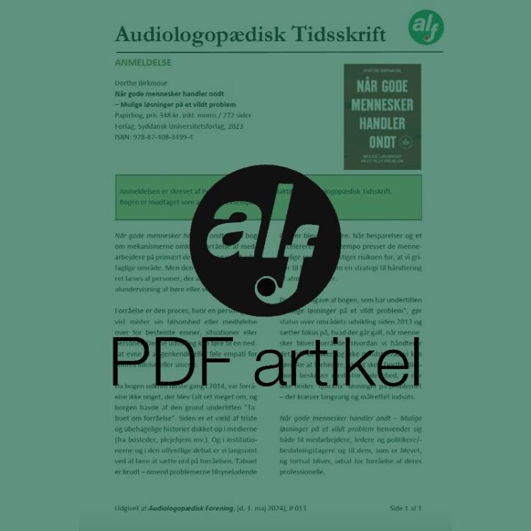 Anmeldelse af "Når gode mennesker handler ondt" af Dorthe Birkmose