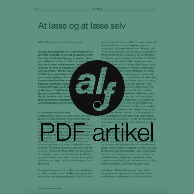 At læse og at læse selv