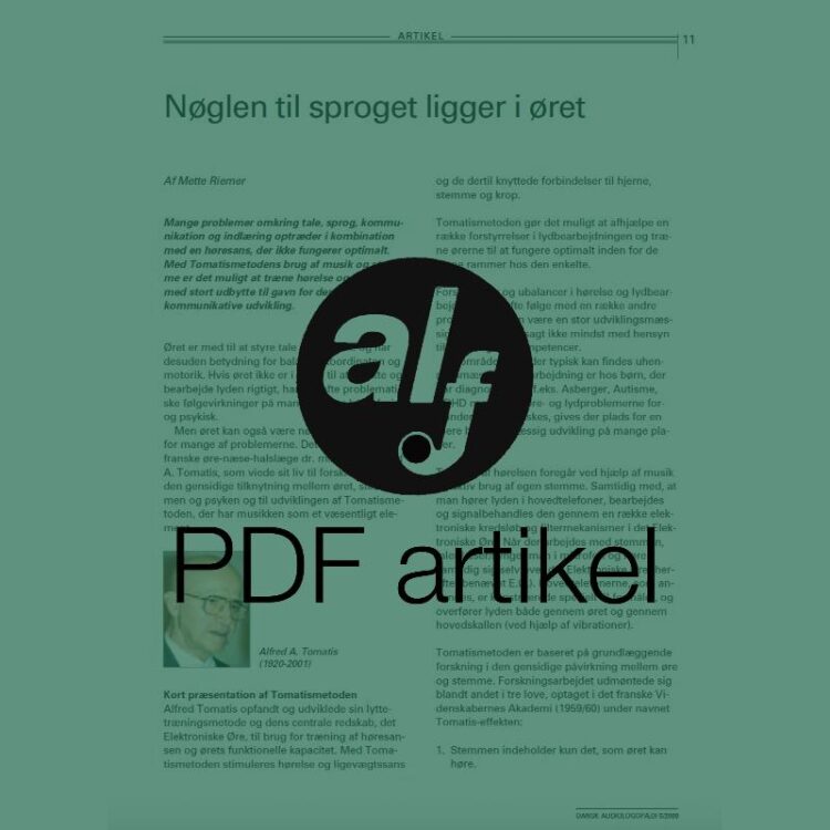 Nøglen til sproget ligger i øret