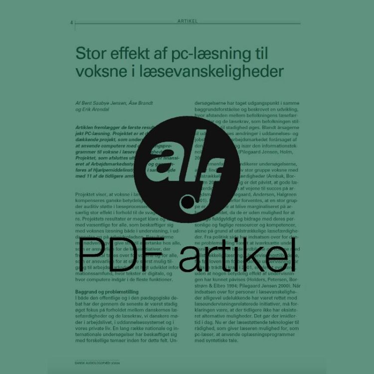 Stor effekt af pc-læsning til voksne i læsevanskeligheder