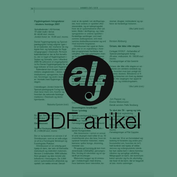 Blandede anmeldelser 2007