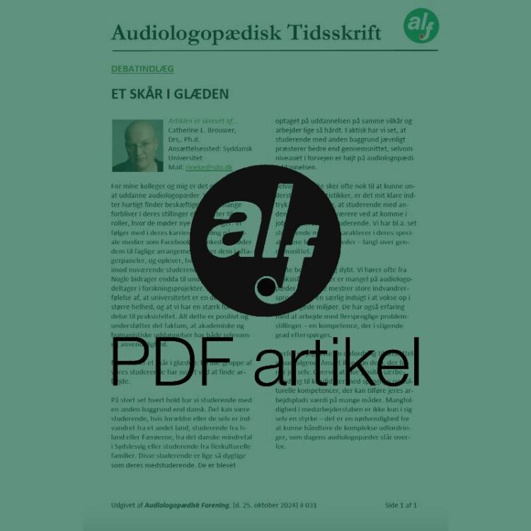 Et skår i glæden