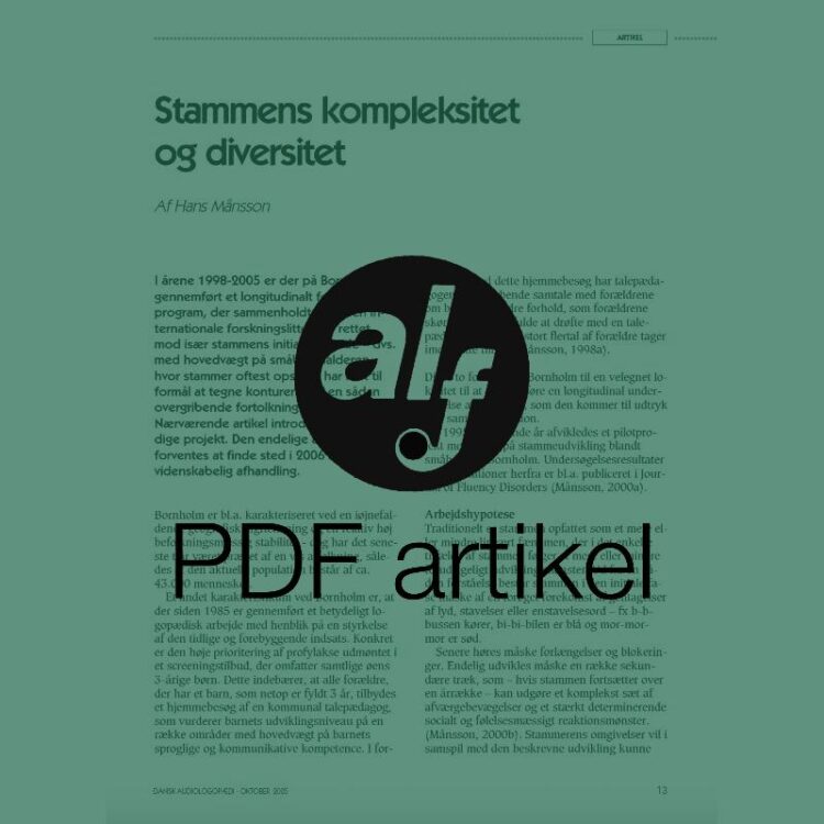 Stammens kompleksitet og diversitet