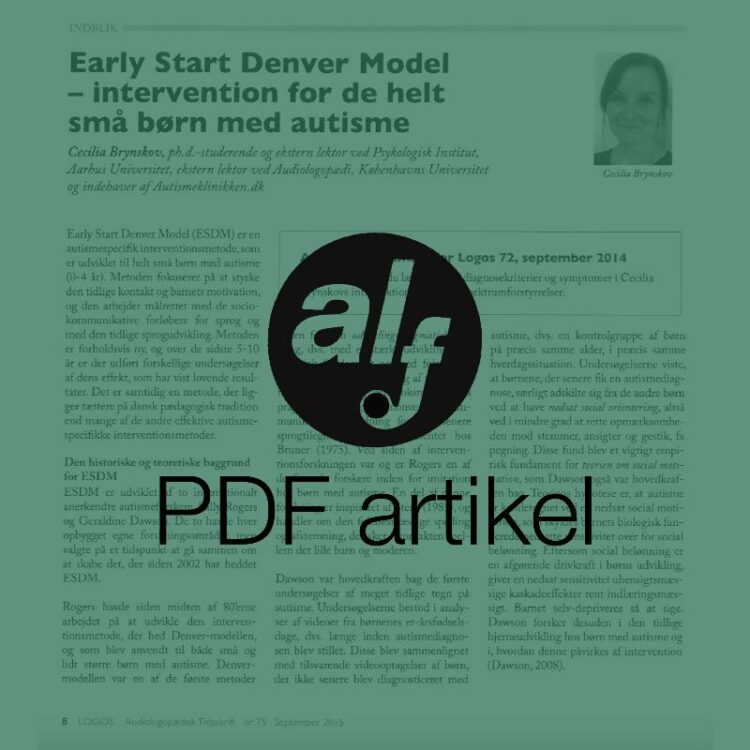 Early Start Denver Model
