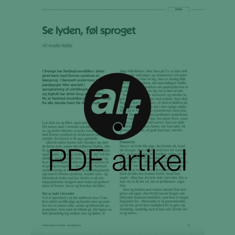 Se lyden, føl sproget
