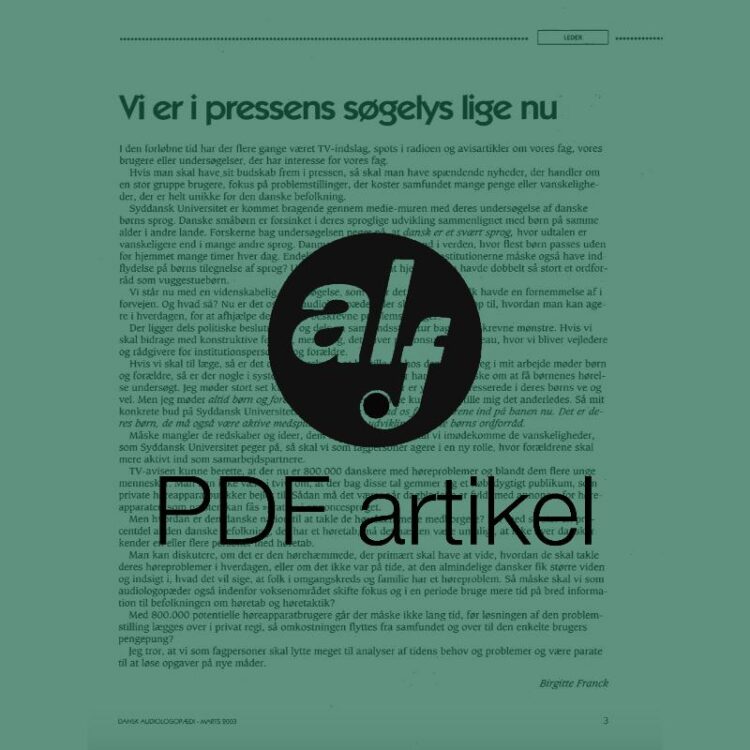 Vi er i pressens søgelys lige nu